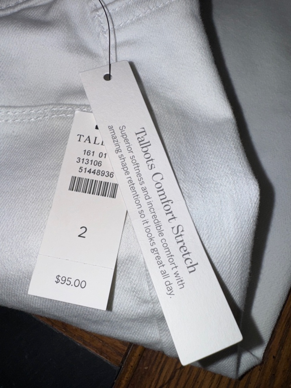 Talbots White High-Waist Jeggings - Picture 4 of 5